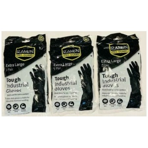 Ramon Pro-Guard Tough Industrial Heavy Duty Rubber Extra Large Gloves