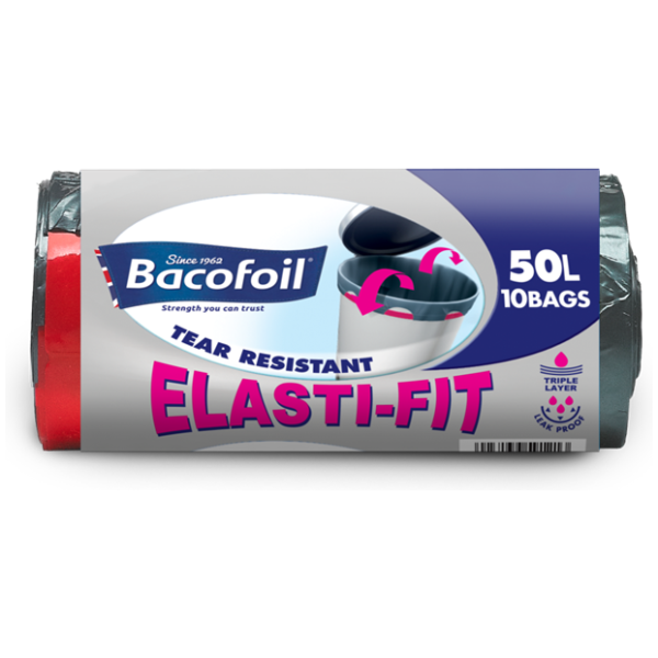 Bacofoil Elasti-fit Kitchen bin liner